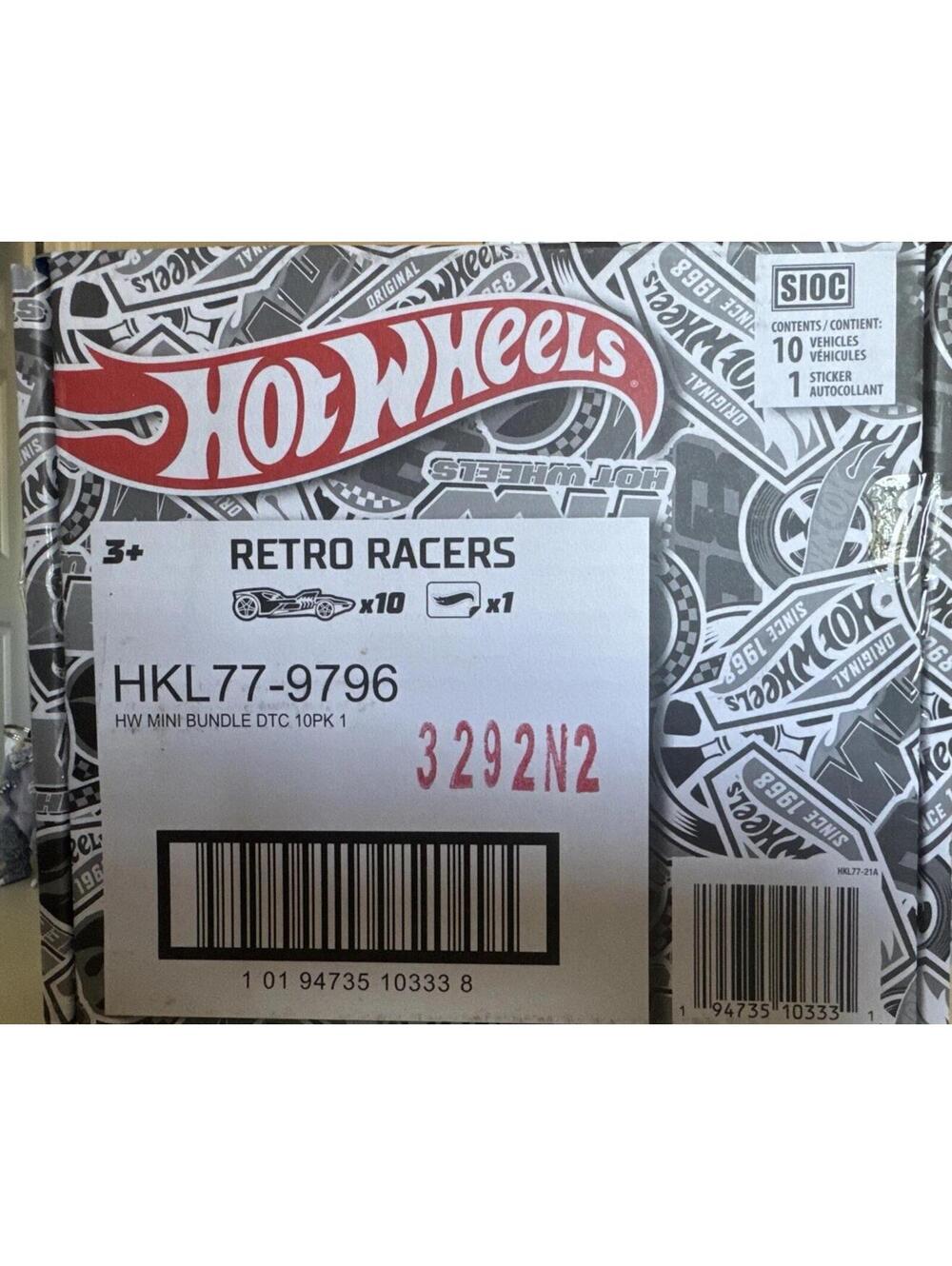 HOT WHEELS 2022 Mini Bundle 10 pack - Retro Racers HKL77-9796 BRAND NEW!